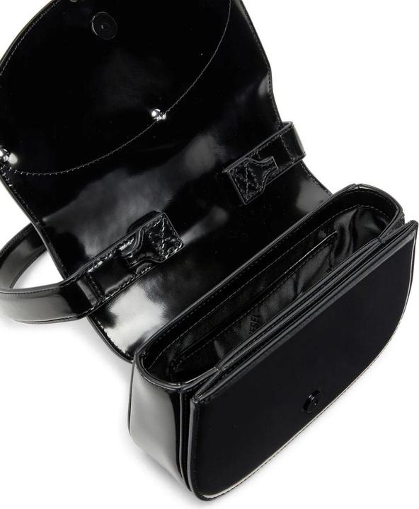 Actual product image Diesel 1dr shoulder bag in black smooth leather