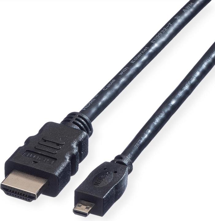 Actual product image Value HDMI (Typ A) — micro HDMI (Typ D) (2 m, HDMI)
