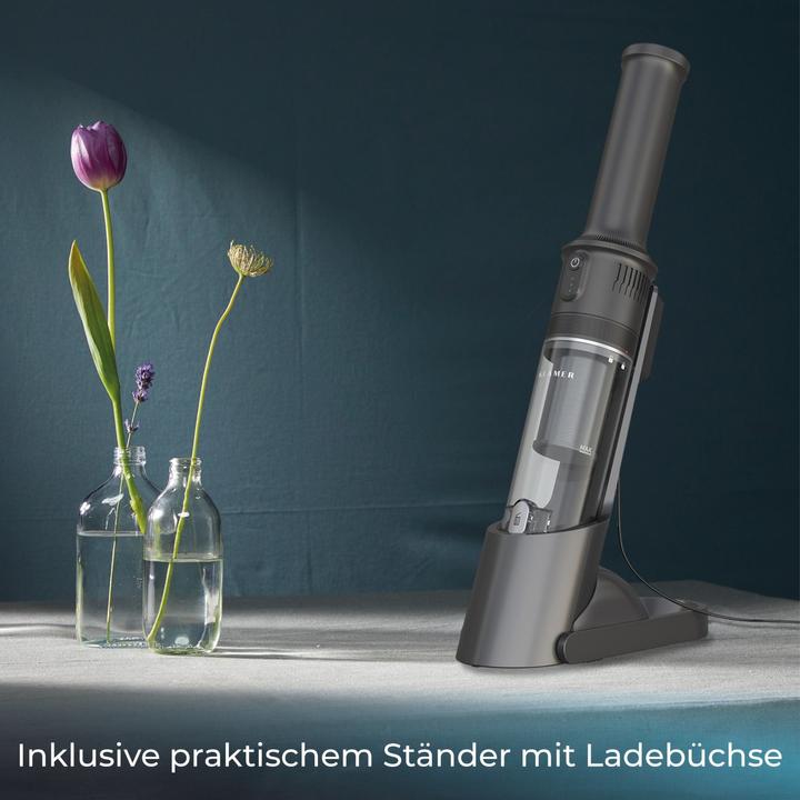 Produktbild KLAMER Handstaubsauger, 140W Akku Handstaubsauger, Leistungsstark mit 16.000 PA und 36 min Laufzeit
