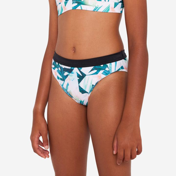 Image du produit Olaian Bas de maillot de bain fleuri surf Fille - 900 Buddy rose nero (12, 13, 14)