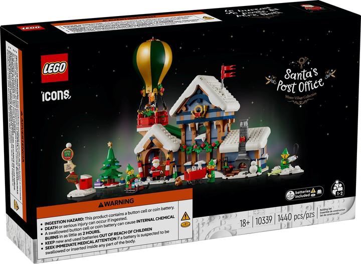 Produktbild LEGO Postamt des Weihnachtsmanns (10339, LEGO Icons, LEGO Seltene Sets)