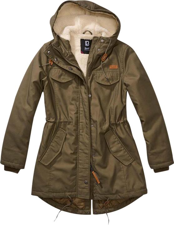 Brandit Damen Marsh Lake Parka Grösse XS Farbe Oliv (XS)