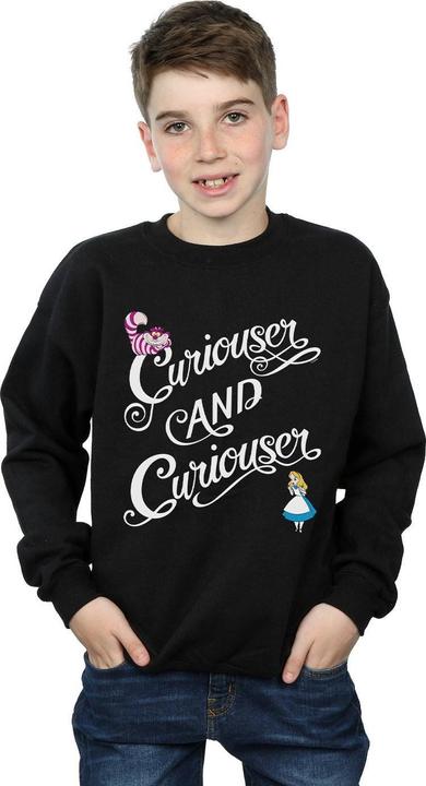 Produktbild Disney Sweatshirt Jungen Alice im Wunderland Curiouser (140, 146)
