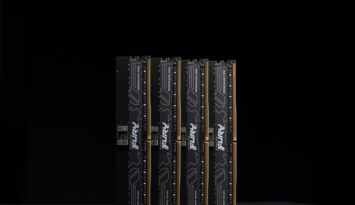 Produktbild Kingston 64GB 6000MT/s DDR5 ECC Reg CL32 DIMM Kit of 4 FURY Renegade Pro EXPO (4 x 16GB, 6000 MHz, DDR5-RAM, R-DIMM)