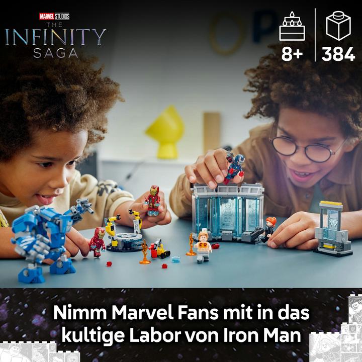 Actual product image LEGO Iron Man's Laboratory: Hall of Armour (76315, LEGO Super Mario)