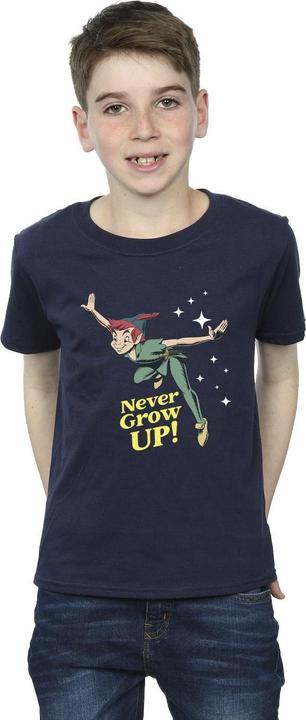 Actual product image Disney Boys Peter Pan Never Grow Up T-Shirt (152, 158)