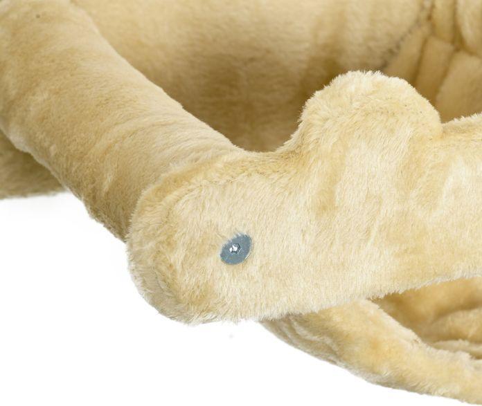Produktbild Swisshandel24 Katzen Kletterwand 5-teiliges Set mit Treppe, 2 Kratzstämmen, Plattformen, Hängematte, Plüsch (28 cm, Beige)