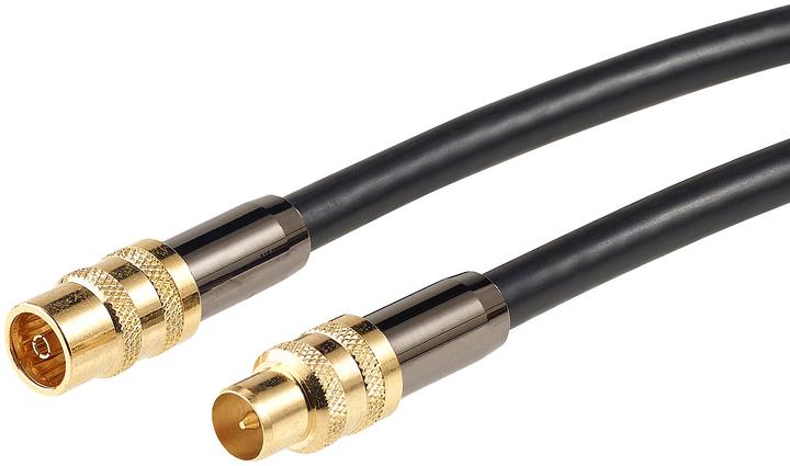 Produktbild Auvisio Premium-HDTV-Antennenkabel mit Koaxial-Stecker (105 dB, Antennenkabel)