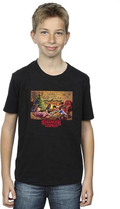 Image du produit Netflix - T-shirt STRANGER THINGS CHRISTMAS GATHERING - Garçon (140, 146)