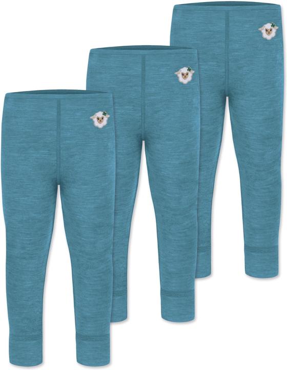 Normani 3er Pack Baby Merino Lange Unterhose „Tutira" - 9505