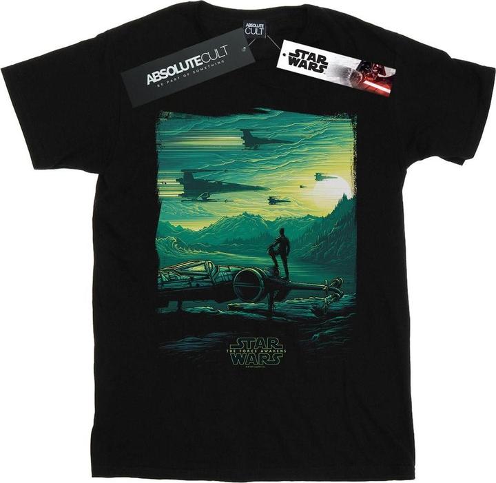 Immagine prodotto Star Wars Poe Art Poster Maglietta Uomo (4XL)