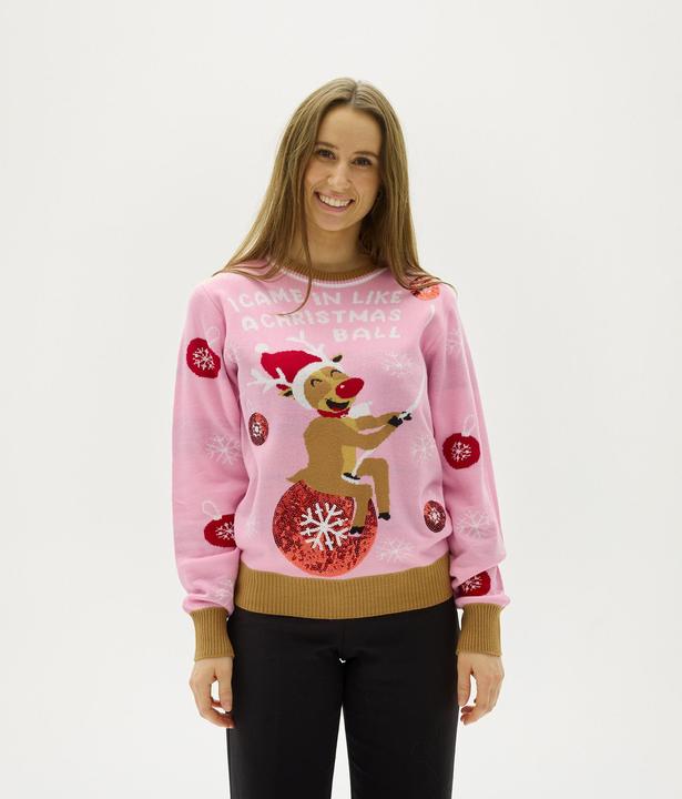 Immagine prodotto Christmas Sweats Sono arrivato come una palla di Natale (XS)