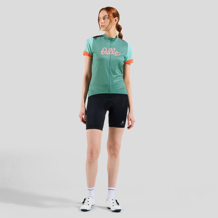 Actual product image Odlo T-shirt s/u collar s/s full zip ESSENTIAL PRINT (L)