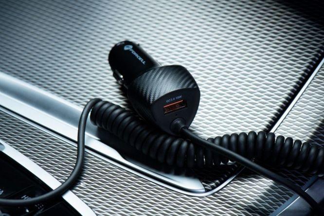 Produktbild Forcell USB 38W + USB-C Kabel Autoladegerät