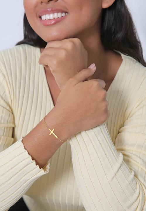 Produktbild Elli Kreuz (16 cm, 925 Sterling Silber Rosegold)