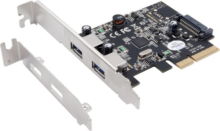 Actual product image Exsys PCIe EX-12001-2, 2 Port USB 3.1 Gen2