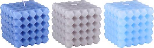 Actual product image Arti Casa Candle square 8x8x8cm 3as (3 pcs.)