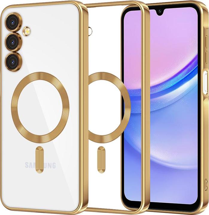 Produktbild Techsuit - Luxury Crystal MagSafe - Samsung Galaxy A15 4G / A15 5G - Gold (Samsung Galaxy A15, Samsung Galaxy A15 5G)