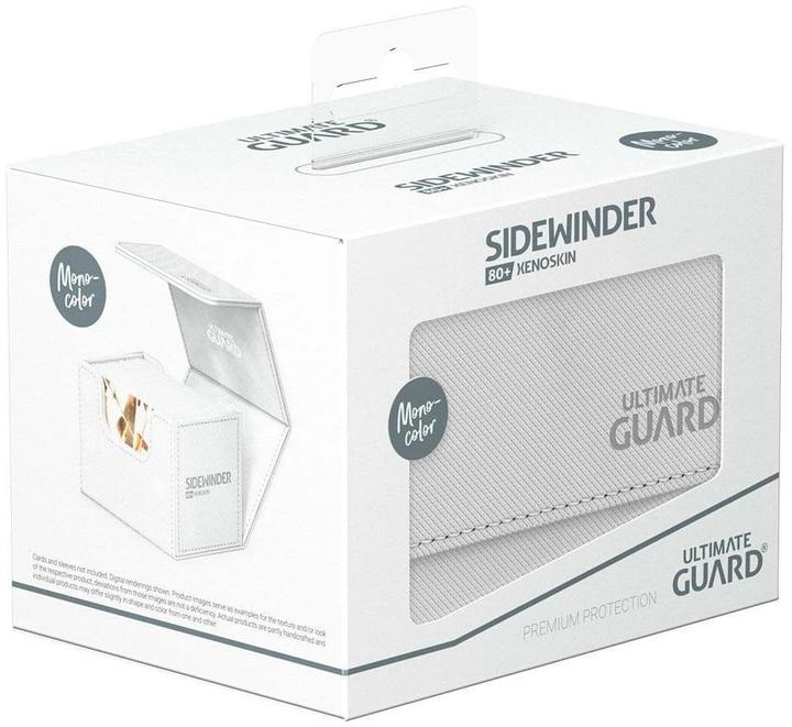 Image du produit Ultimate Guard Boîte à cartes XenoSkin Sidewinder Monocolor 80+ Blanc