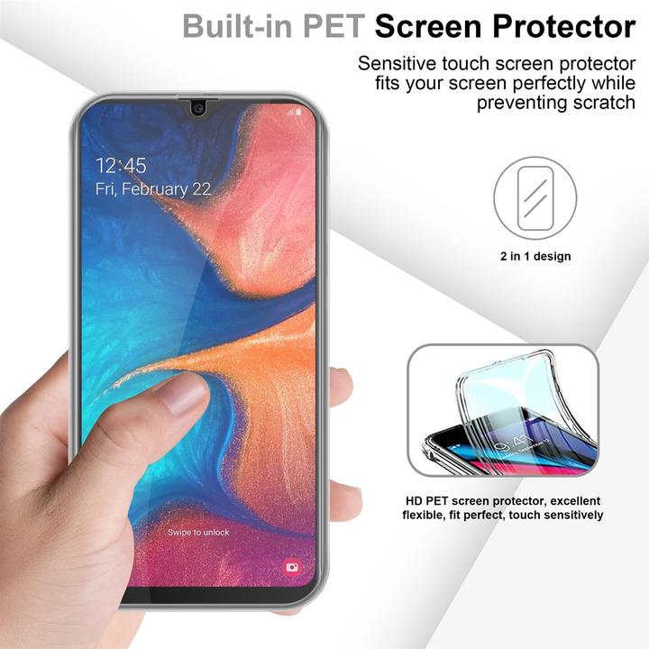 Productafbeelding Cadorabo TPU 360 graden hoesje (Samsung Galaxy A20, TCL A30, Samsung Galaxy M10)