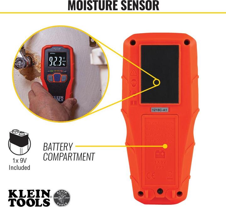 Actual product image Klein Tools ET140 Material moisture meter Measuring range building moisture (range) 0 to 100 % vol Measuring