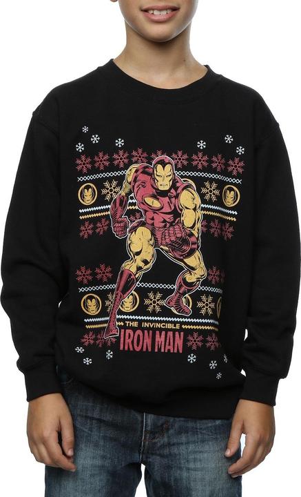 Produktbild Iron Man Fair Isle Christmas Sweatshirt Jungen (152, 158)