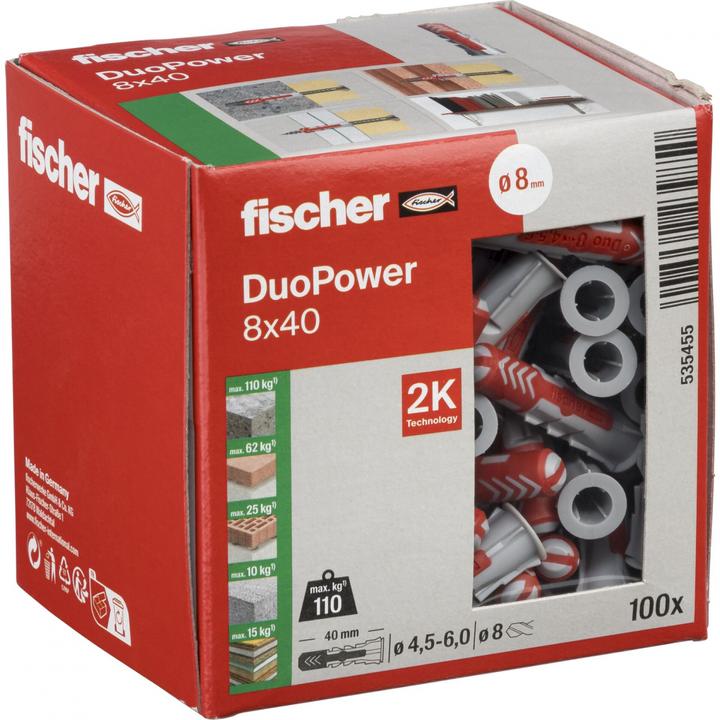 Productafbeelding Fischer 2-componenten deuvels (100 Pcs.)
