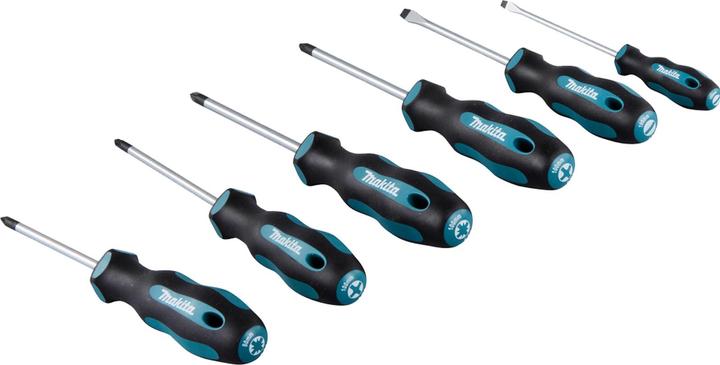 Actual product image Makita Screwdriver set 6 pieces (Port, Pozidriv cross recess (PZ), Phillipps cross recess (PH))