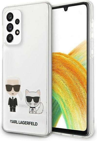 Immagine prodotto Karl Lagerfeld KLHCA33CKTR A33 5G A336 Custodia rigida amplificatore Karl trasparente Choupette (Samsung Galaxy A33 5G)