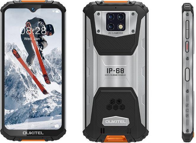 Oukitel WP6 (128 GB, Black, Orange, Silver, 6.30", Dual SIM, 48 Mpx, 4G)