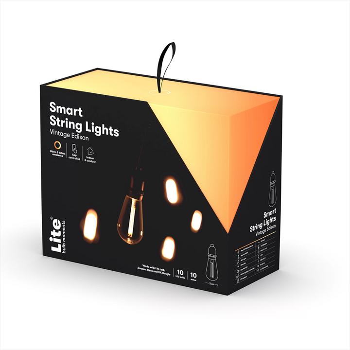 Immagine prodotto Nordic Smartlight Momenti di lampadine - Catena luminosa intelligente - Edison vintage (13 m)