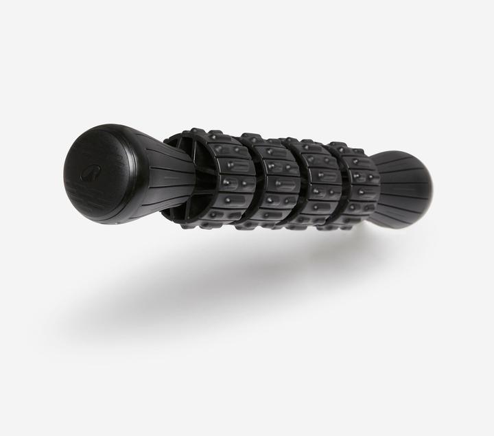 Actual product image Decathlon 3-in-1 massage set smooth roller, ball and stick black