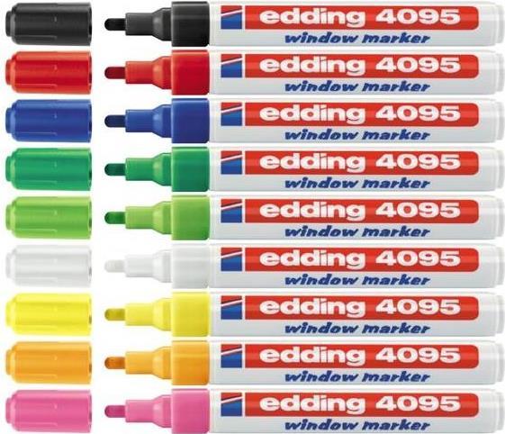 Actual product image Edding Window Marker 4095 (Orange, 2 mm, 1 x)