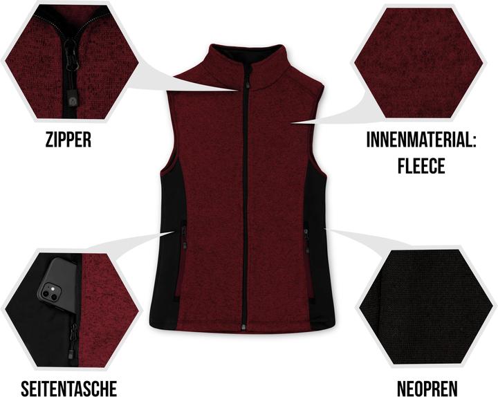 Produktbild Normani Damen Strickweste „Kashechewan“ - 8831 (XXL)