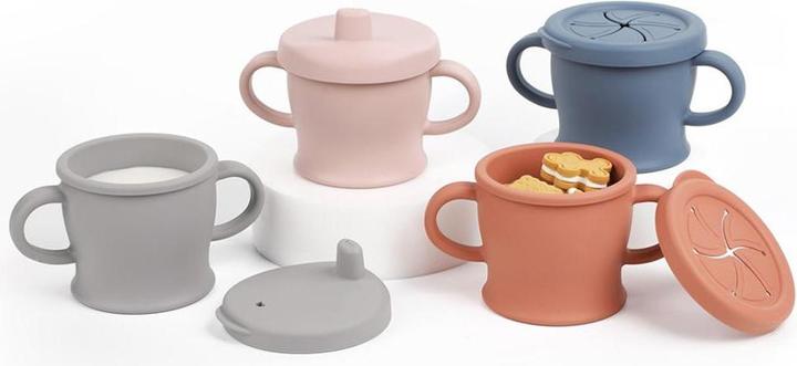 Actual product image Haakaa Drink and Snack Cup - Rust