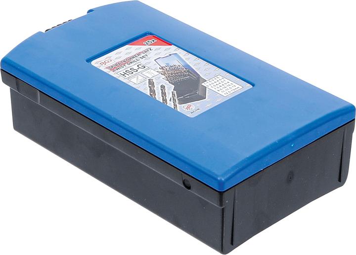Image du produit BGS Boite de forets hélicoïdaux HSS-G M35 acier de cobalt 1 - 13 mm 25 pièces (1 mm - 13 mm)