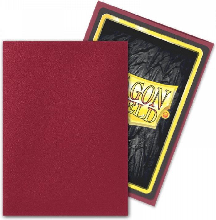 Actual product image Arcane Tinman Standard Sleeves - Matte Blood Red 'Simurag' (100 Units)