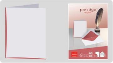 Produktbild Elco Doppelkarten mit Briefumschläge Prestige (C6, A6, 5 x)