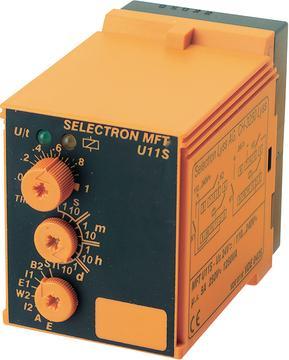 Immagine prodotto Selectron Relè a tempo 240V 2kVA 1 contatto in scambio + 1 contatto istantaneo Presa a 11 pin 30d MFT IP40