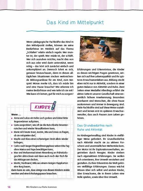Image du produit Partizipation im Kita-Alltag leben: Mit Kindern zur Ruhe kommen (Allemand, Christine Betz, Margit Franz, 2022)