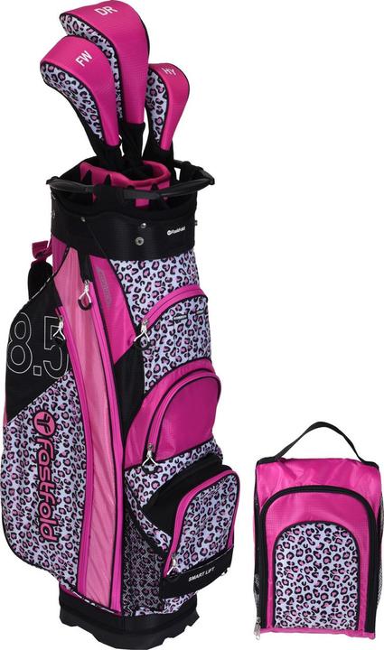 FastFold FF Cartbag LADIES pink/white/black - animal print