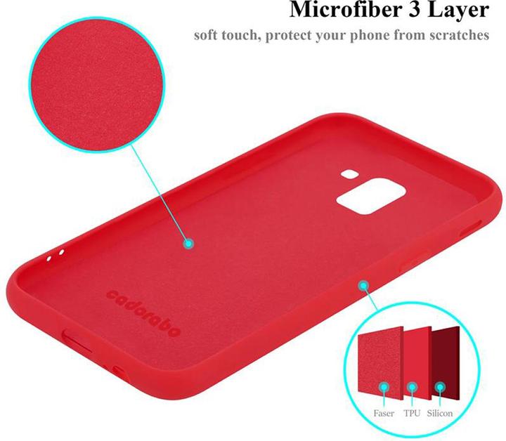 Immagine prodotto Cadorabo Copertura della cassa del silicone liquido TPU (Samsung Galaxy J6 (2018))