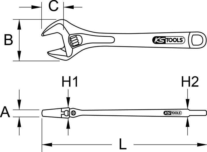 Produktbild KS Tools Rollgabelschlüssel (18 mm)