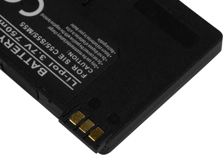 Produktbild Avizar Li-Polymer Akku EBA-510 3.7V 750mAh Siemens C55/C60