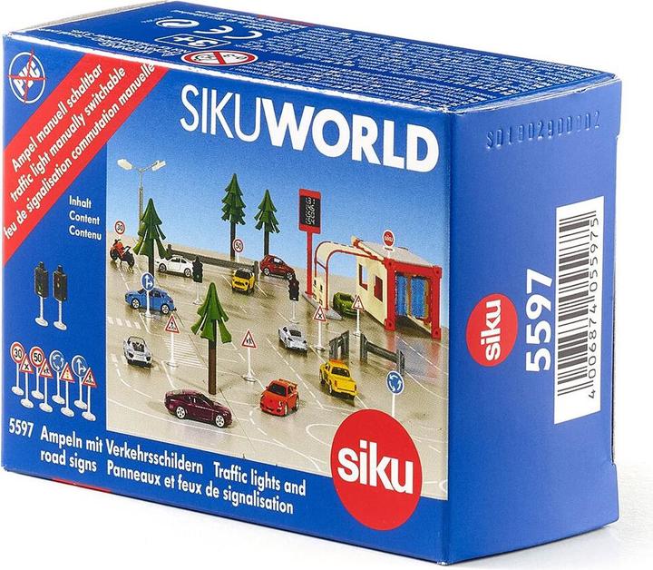 Actual product image Siku Traffic lights with traffic signs