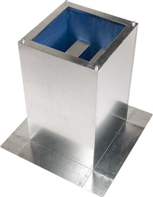 Maico MAI SD50 silenziatore a zoccolo in lamiera d'acciaio zincata