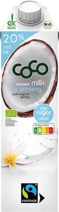 Image du produit Dr. Antonio Martins Dr Martins Coco Milk à boire Bio Tetra 1 lt (1 x 100 cl)