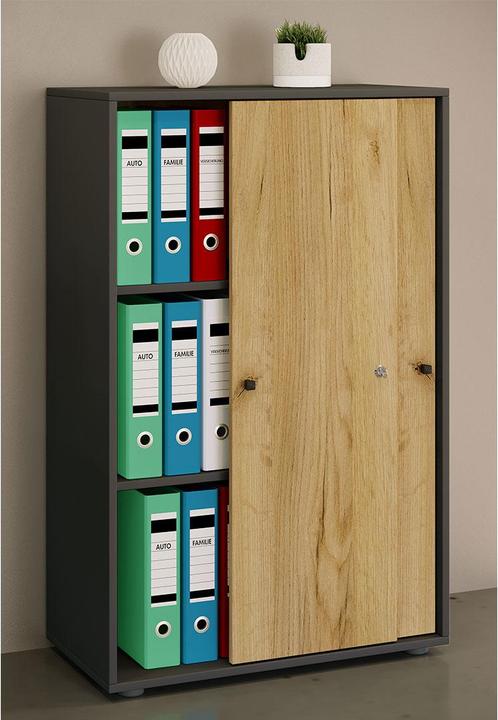 Actual product image VCM Office cabinet sliding doors Lona 3gang (70 x 37 x 111 cm)