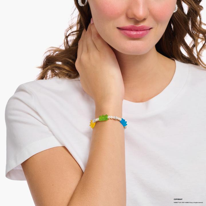 Produktbild Thomas Sabo Armband (17 cm, Süsswasserzuchtperle, Kristallglas, Sterling Silber 925)