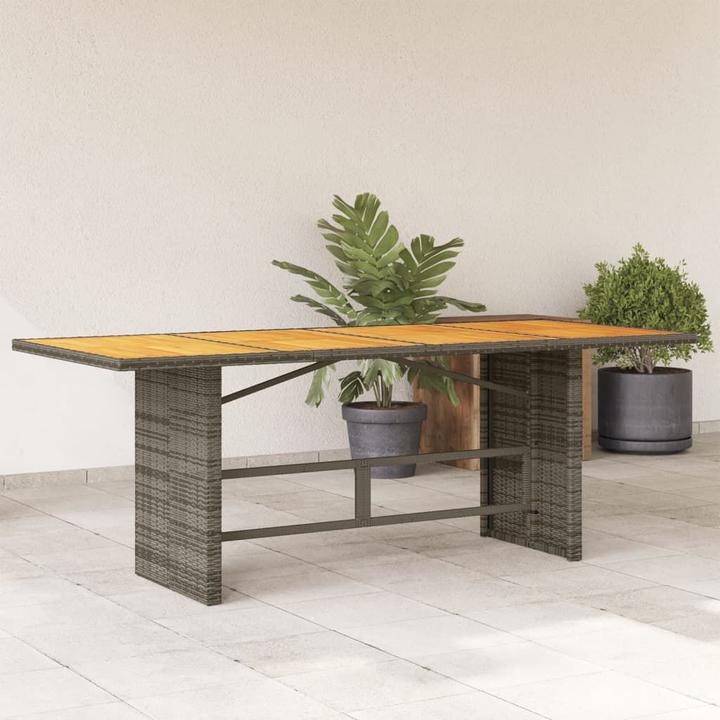 Immagine prodotto VidaXL Tavolo da giardino con piano 190 x 80 x 74 cm (80 cm)